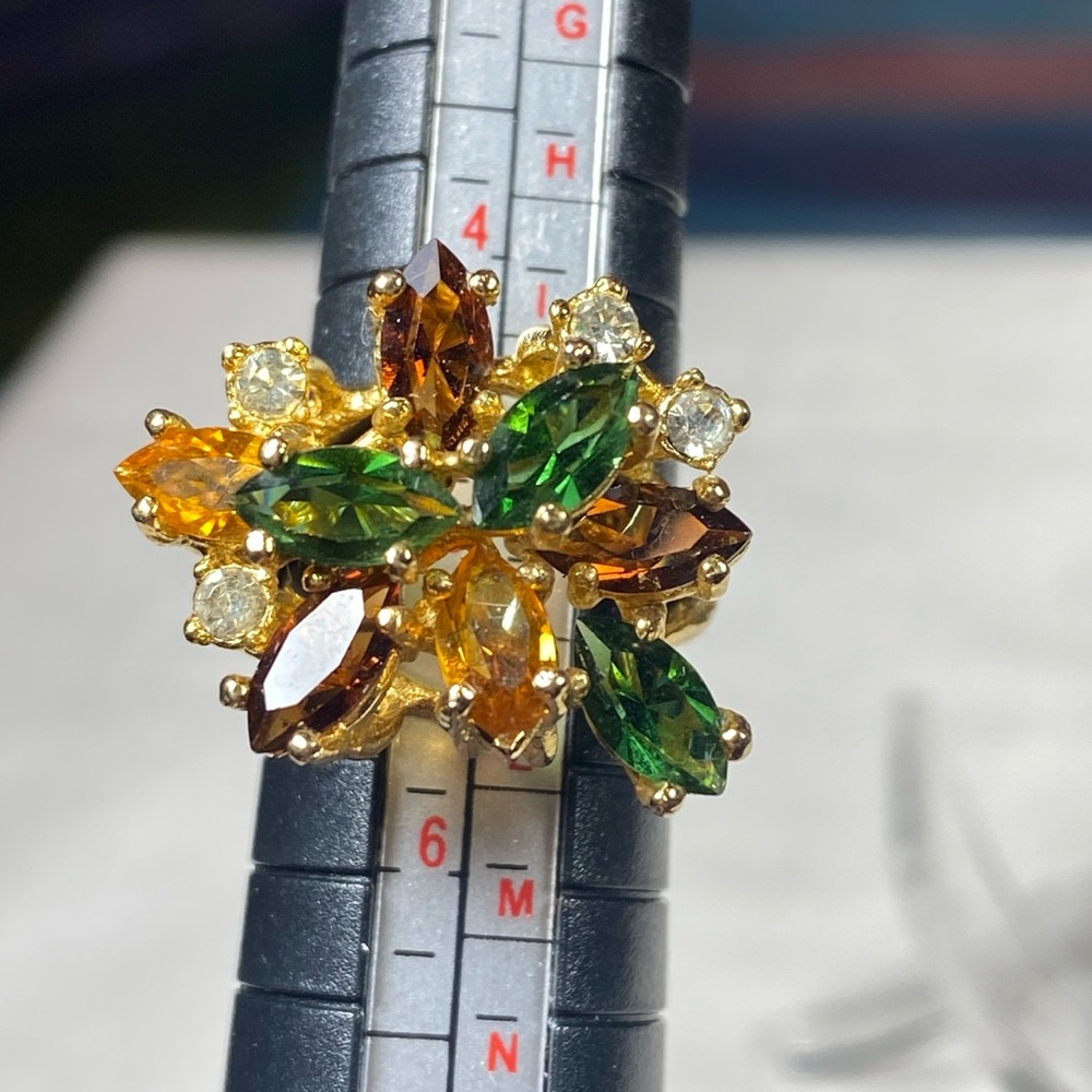 Gold Tone Cocktail Ring